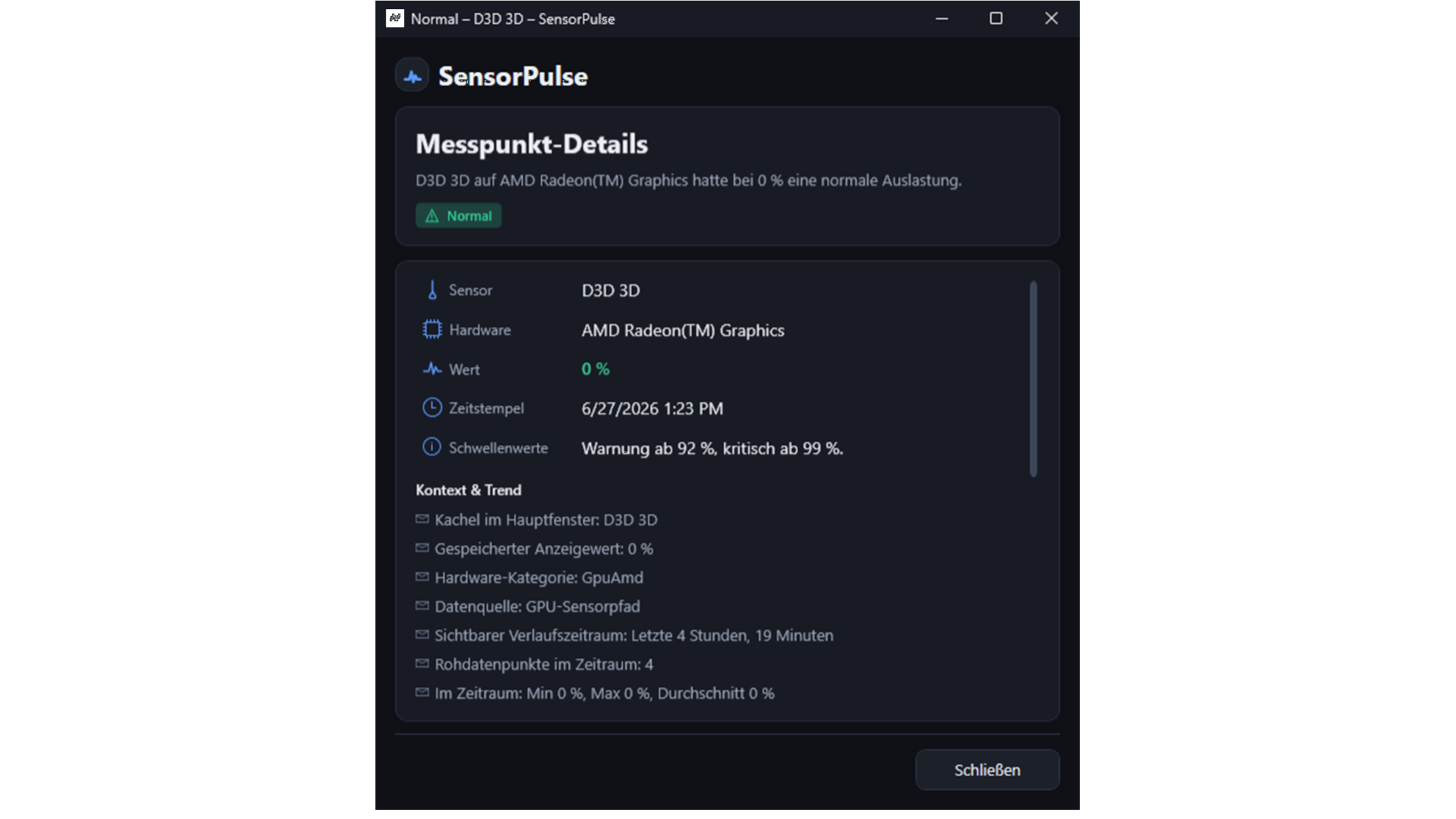 Messpunkt-Details